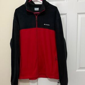 Columbia Two-Tone Red and Black Jacket